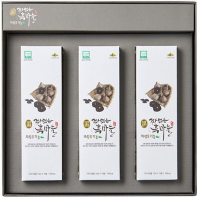 의성 발효 유기농 짜먹는 흑마늘 10gx30봉 즙 효능 항산화 음식 먹는 게르마늄 육쪽마늘, 30개, 100ml