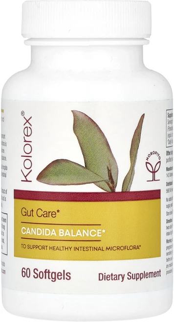 단백질 비타민 철분 마그내슘 칼슘 Kolorex 어드밴스드 칸디다 케어 소프트젤 60정 고루고루섭취해주세요, 1개 - 쿠팡