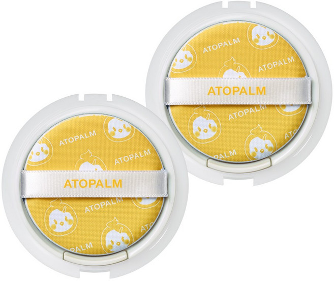 아토팜 톡톡 페이셜 선팩트 리필 SPF43 PA+++, 15g, 2개
