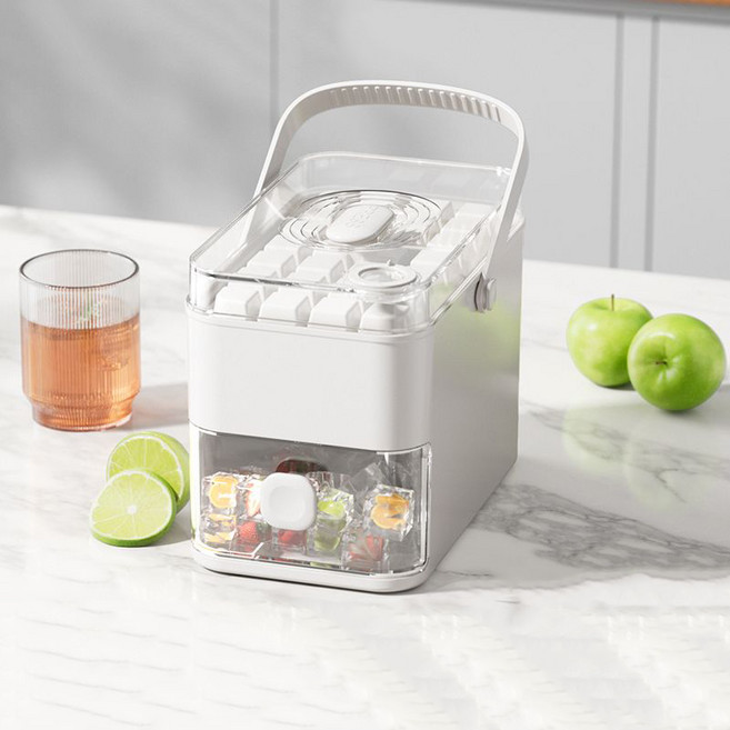 YAPOGI 서랍형 아이스 메이커 얼음보관통, 1개, 그린