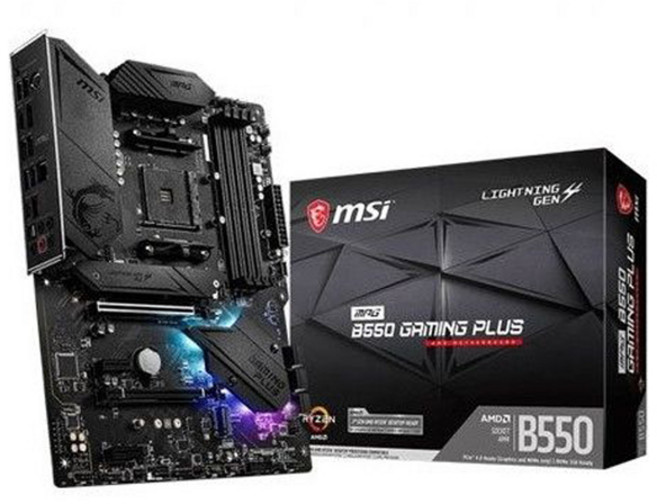 msi 微星 MPG B550 GAMING PLUS 主機板 ATX [搭載AMD B550晶片組] Ryzen 5000 系列處理器 MB5026