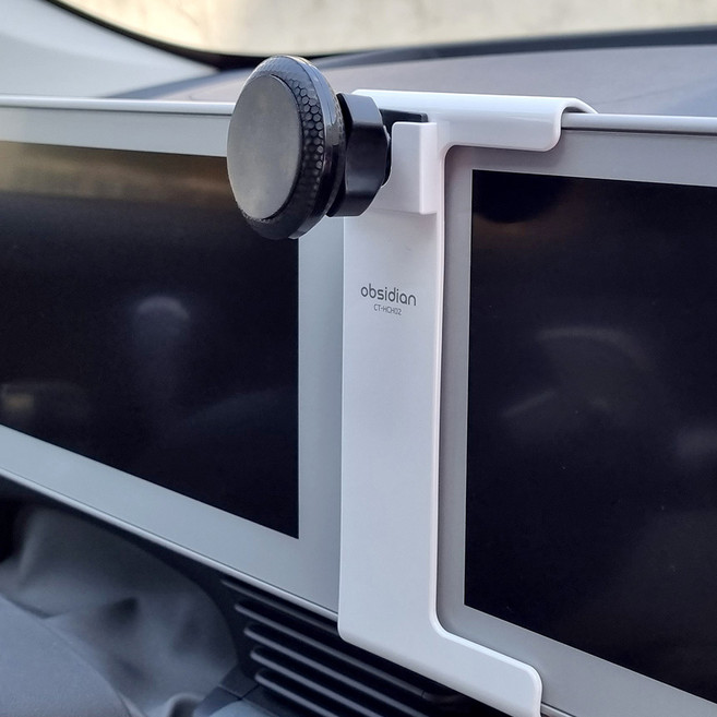 옵시디언 아이오닉5 전용 핸드폰 태블릿 자석거치대 아이폰 갤럭시 Z폴드 Z플립, 1개, 21~24년식(페이스리프트 이전)