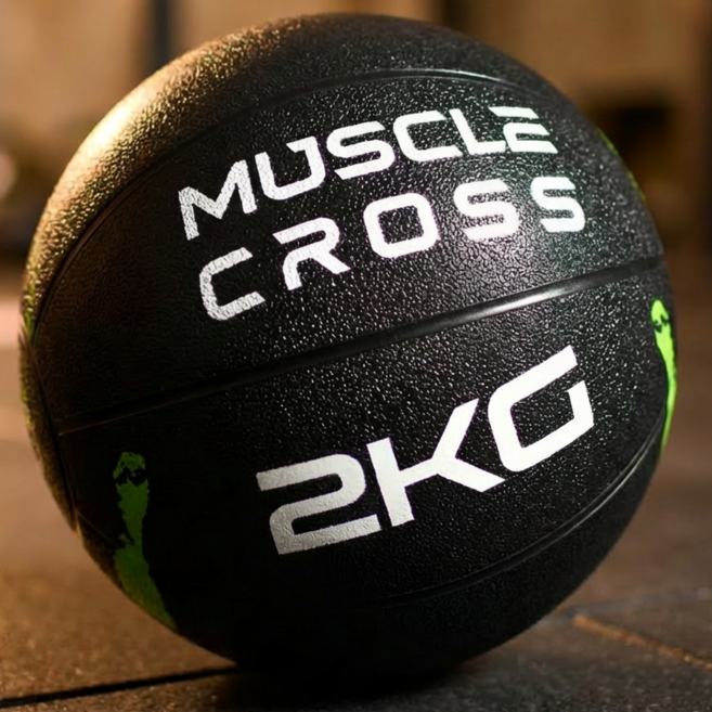 머슬크로스 웨이트 코어 운동 월볼 메디신볼 메디슨볼 슬램볼, 2kg, 1개