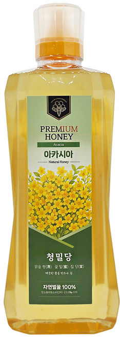 청밀당 튜브 2kg 베트남 자연 벌꿀 100% 아카시아, 1개