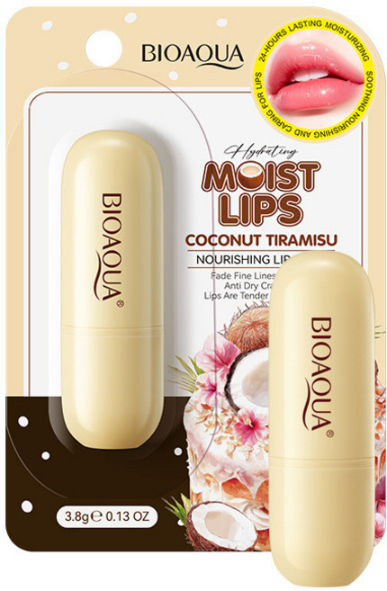 BIOAOUA 滋養潤脣膏, 1個, ，購買即默認免責聲明且承擔責任]