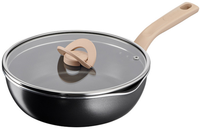 테팔 인덕션 원픽냄비팬 플러스 24cm 트러플 블랙, 1개