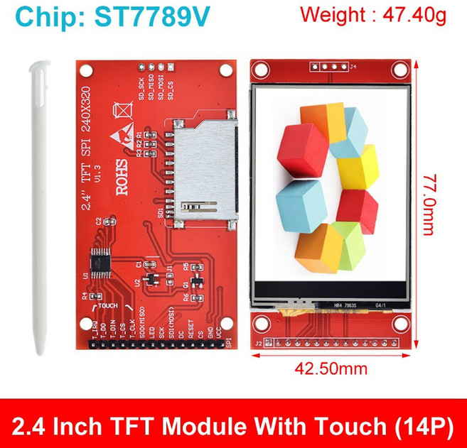 240x320 3 인치 터치 LED 4 모듈 패널 SPI ILI9341 포트 백색 0 LCD 2 TFT 직렬 디스플레이 8 5 PBC, 2) ST7789, 1개