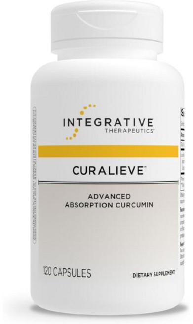 Integrative Therapeutics Curalieve - Curcumin Formula for Antioxidant Support* - High Absorption C, 120 Count (Pack of 1), 1개, 60정