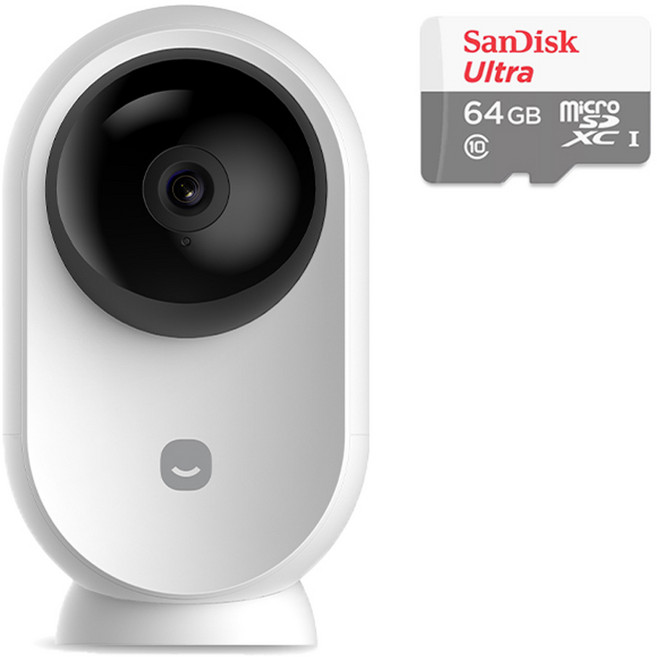 헤이홈 스마트 홈카메라 Egg Pro 실내용, 1개, GKW-MC059 + 64G