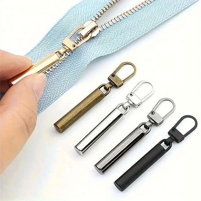 간편 셀프 교체 금속 지퍼 슬라이더 5개 세트, 1개, 50mm*9mm 다색
