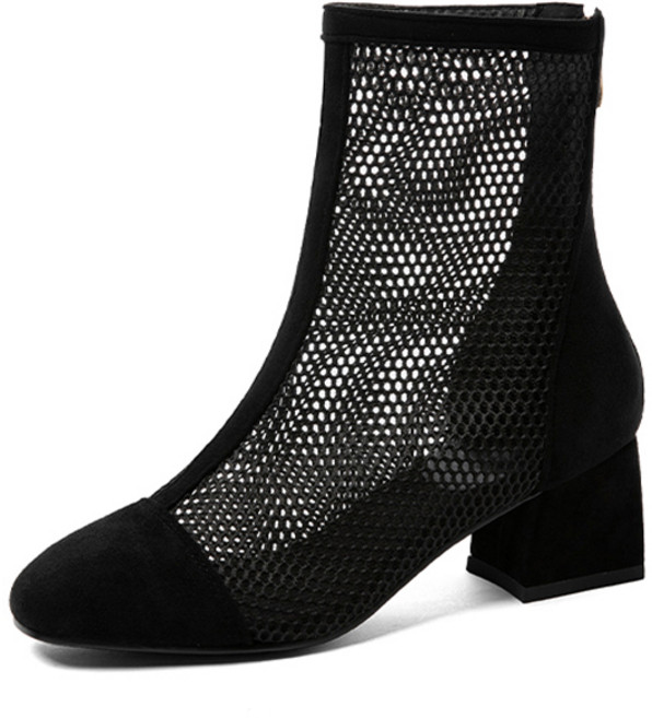 여성 샌들 스몰 210 망사 앵클 빅 사이즈 265 미들 여름 펀칭 부츠