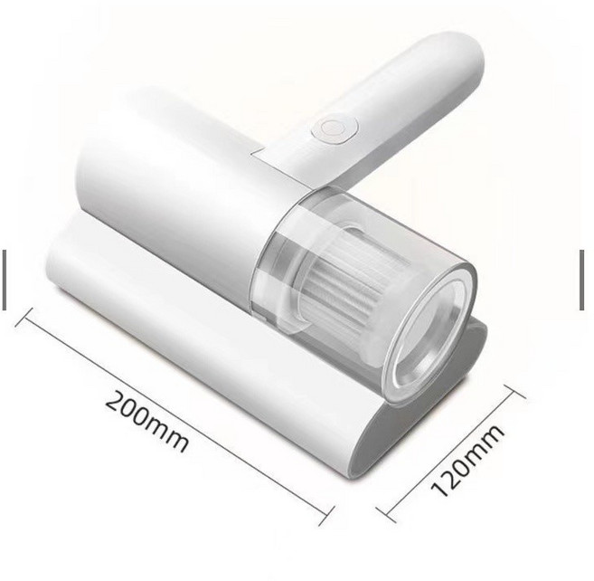 無線手持除螨吸塵器 強力拍打吸塵 UV紫外線輔助 50度熱風 床鋪沙發深層清潔, 升級版無線除螨儀-7.4V【帶保護板】, 白色, 升級版無線除螨儀-7.4V【帶保護板】