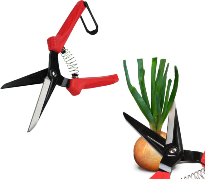 국산 양파 마늘 채소 절단 전장 205MM 양파가위, 1개