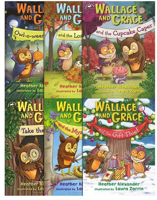 영문 영어 유아 도서 Wallace and Grace 시리즈 챕터북 페이퍼백 6종 세트 Paperback 미국판 1654901 - 쿠팡