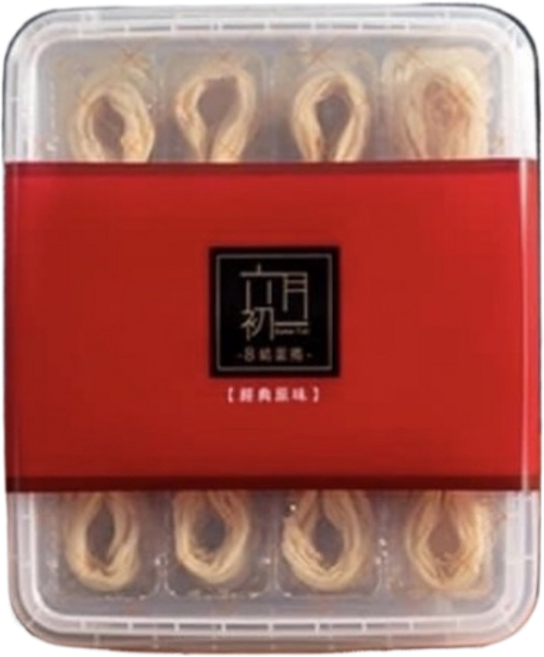 六月初一 8結蛋捲 台中伴手禮 酥脆口感 獨立包裝 經典原味 32入, 1個, 經典原味/32入