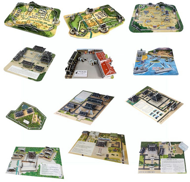 크래커 플러스 3D입체퍼즐 한국의 역사유적 12종, 1개