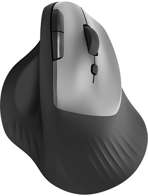 엑토 저소음 충전식 무선 손목 보호 버티컬 마우스 BTM-18, BLACK