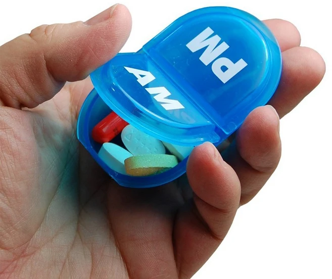 이지도즈 미국 AM PM 약통 색상랜덤 67433, 상세페이지 참조, 1개 - 쿠팡