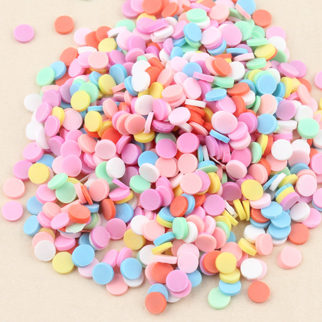 크런치 슬라임 재료 데코덴 파츠 폴리머 딸바크림믹스 (500g/대용량)