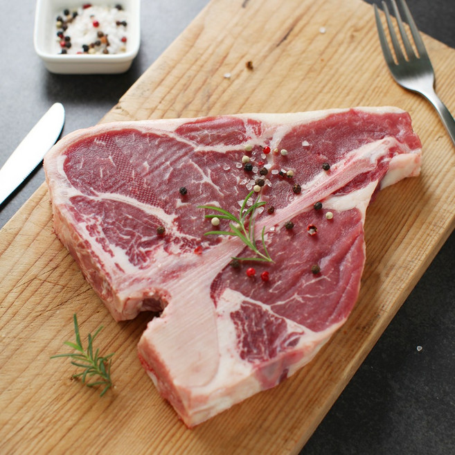 초이스 등급 프리미엄 포터하우스 스테이크 (두께 2~2.5cm), 700g, 1개