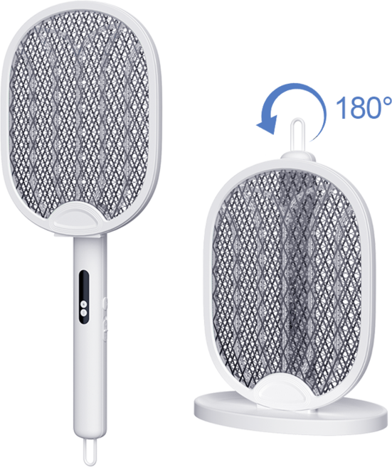 6세대 충전식 회전 전기 모기채 W70