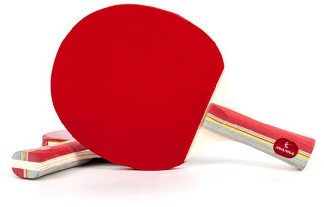 아이워너 쉐이크 2.0 탁구라켓 2p + 탁구공 3p, 2세트