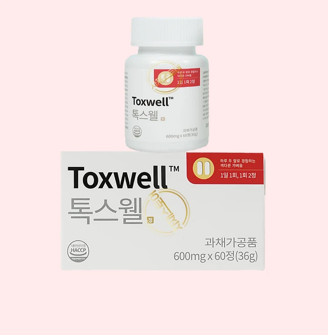 톡스웰 600mg 1박스 1개월분 1일 2정 스웰 고형차 과채가공품, 30회분, 1세트 - 쿠팡
