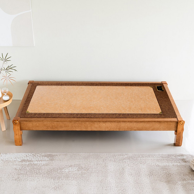 명품의료기 DS 002PS 돌소파 흙소파, 브라운, 002PS평상, 한지황토