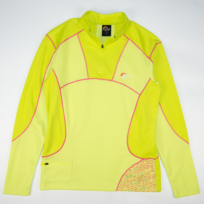 로우알파인 그린 폴리 하프집업 긴팔 티셔츠 90 여성 WTL221 자바구제창고