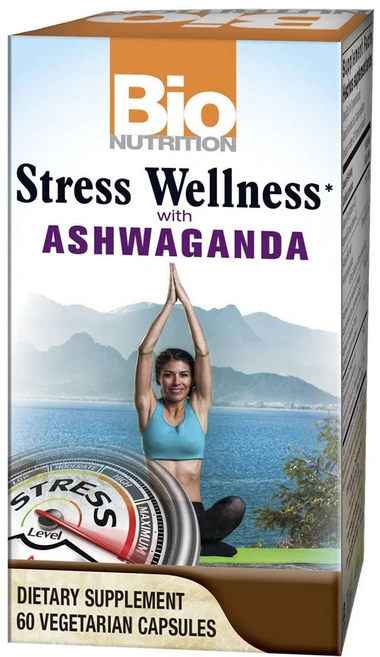 바이오뉴트리션 스트레스 웰니스 아쉬와간다 베지테리언 캡슐, 1개, 60정 - 쿠팡