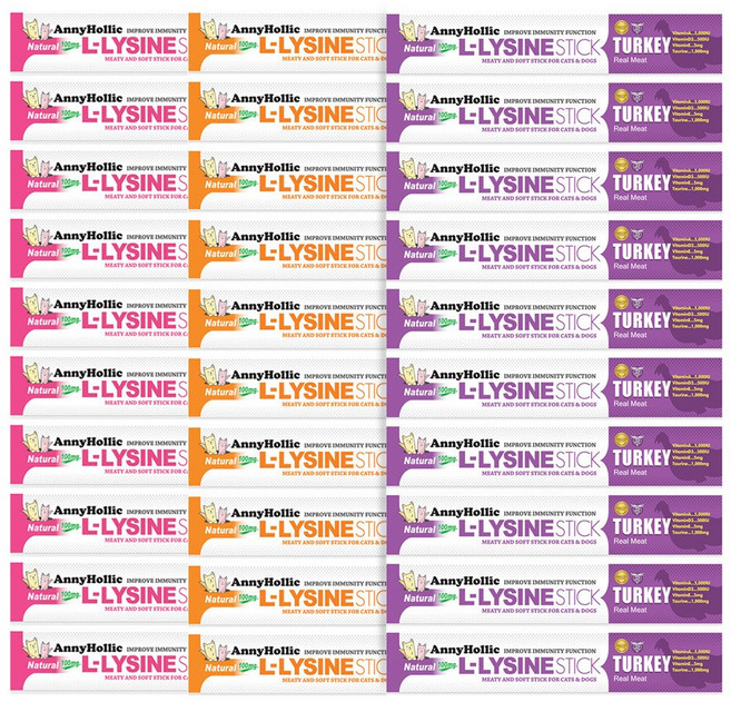 애니홀릭 엘라이신 스틱, 연어, 5g, 30개