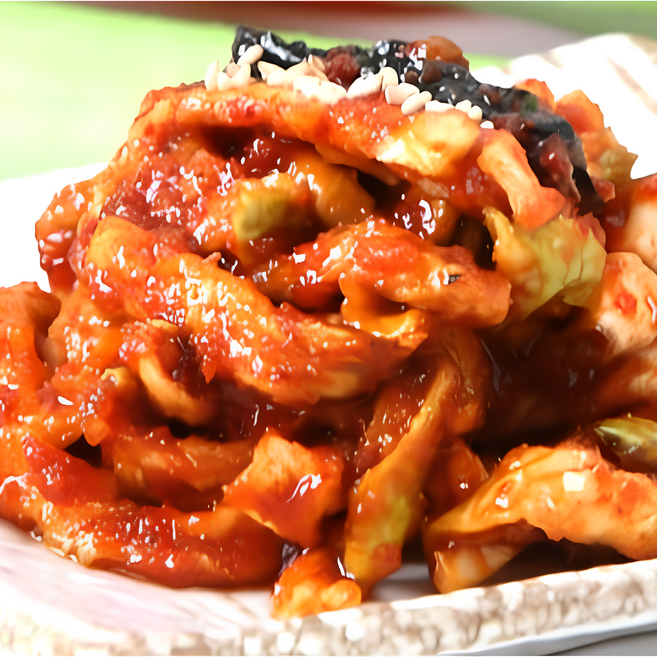 무생채 국산 무우 김치 속 보쌈 무말랭이 무침 반찬거리 200g 500g 1kg, 1개
