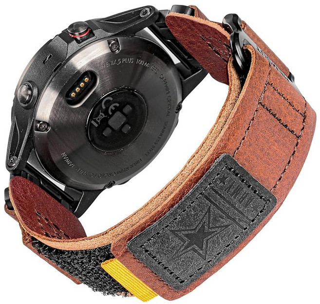 나일론 스포츠 시계 밴드 Garmin Instinct 3 50mm/Fenix 8 51mm/Fenix 7X/7X Pro/6X/6X Pro/5X/5X Plus Tactix 7 Pr, 20MM / Middle (7.2'' to 8.2''), 브라운/3