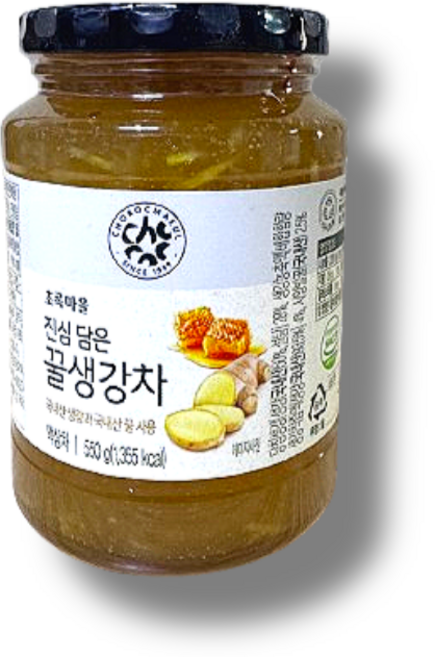 [초록마을] 국내산 사양 벌꿀과 생강으로 만든 꿀생강차, 1개, 1개입, 550g