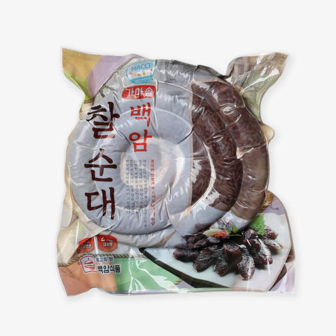 백암 찰순대 2kg, 1개
