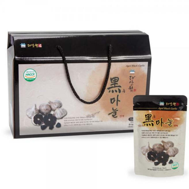 명절선물 다산원 국내산흑마늘진액 추석선물세트, 1개, 2.1L
