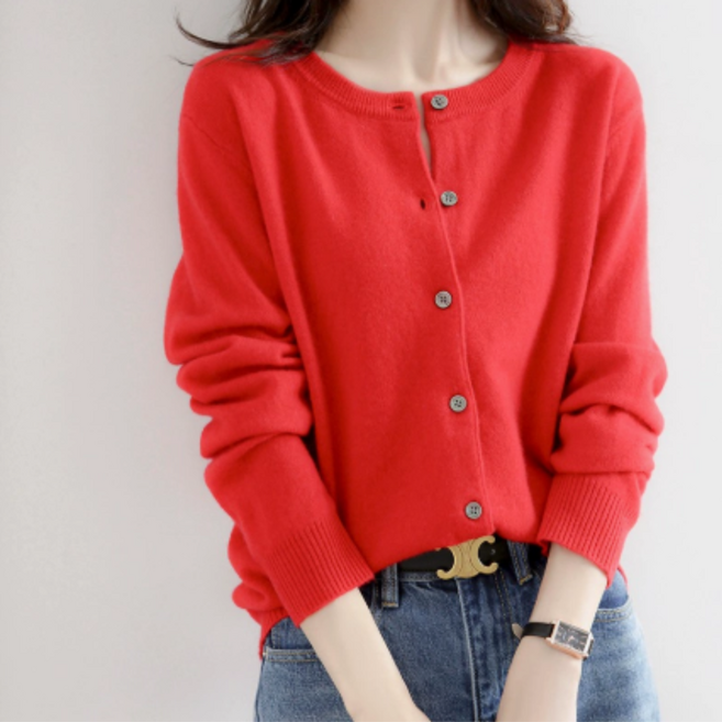 안다로미 여성용 필링소프트 가디건