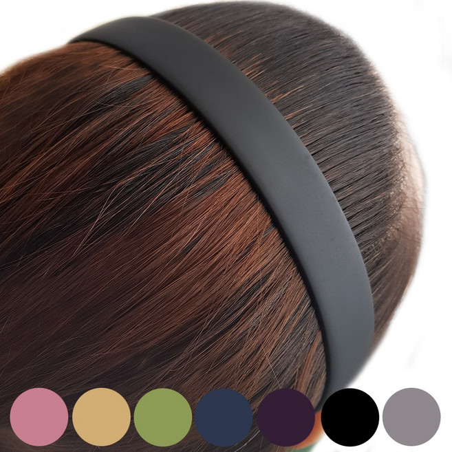 인조이박스 기본 빗살 플라스틱 얇은머리띠 헤어밴드 남자 여자 PM20