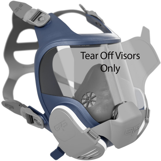 GVS 일립스전면형마스크 FFM 전용 보호필름 SPM1003 SPM1004, 1개