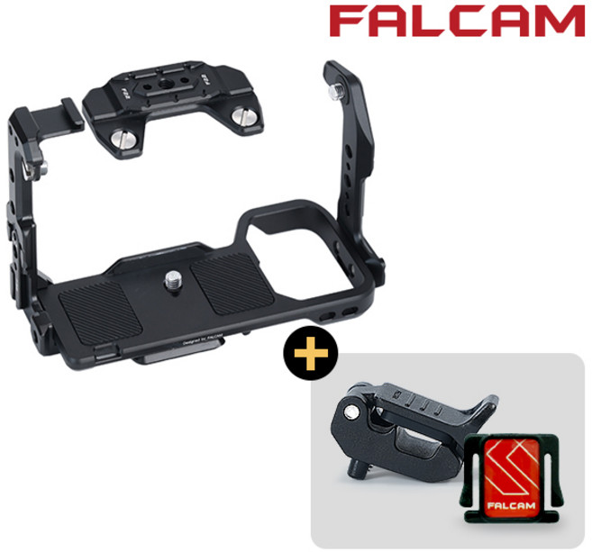 FALCAM 팔캠 FC2823B 소니 FX3 FX30 퀵릴리즈 카메라 케이지 V2 블랙 (F22 F38 F50), 1개