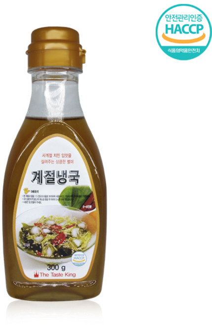 HACCP 국내제조 미역 오이 도토리묵 잘어울리는 계절냉국 소스 300g, 1개