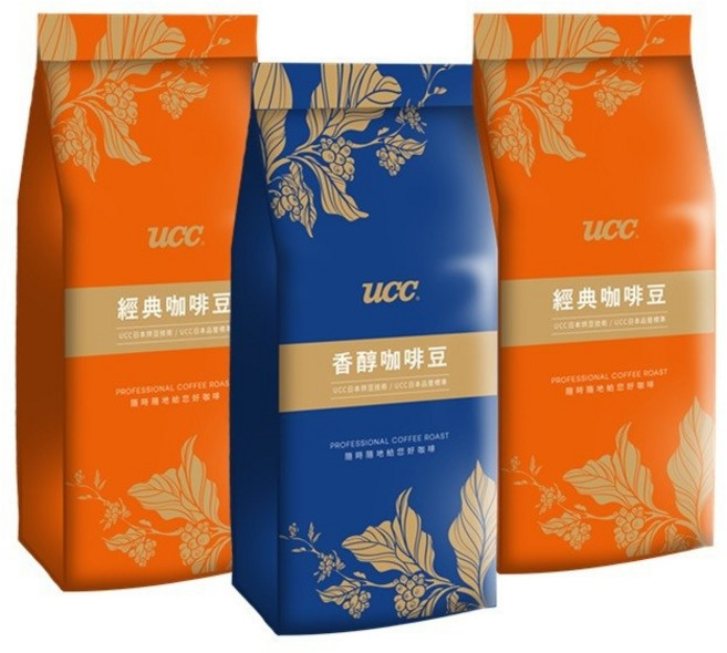 UCC 咖啡豆系列, 1個, 特級綜合咖啡450g/包, 450g, 全豆咖啡（未研磨）
