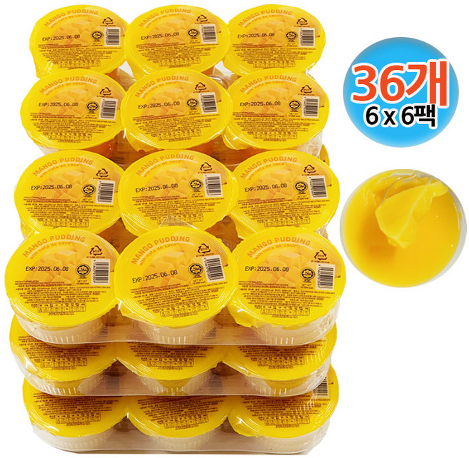 코쿤 망고 푸딩 118g, 36개