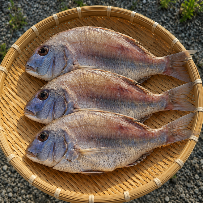 산지직송 자연산 참돔 800g 내외, 1박스, 참돔 3팩(1세트)+선물포장 부직포 800g 내외