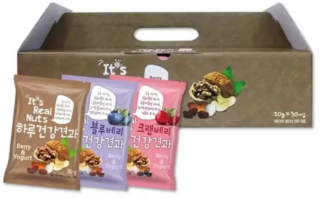 리얼넛츠 하루건강견과 요거트 혼합 1박스20g 30봉 총 30봉, 1개