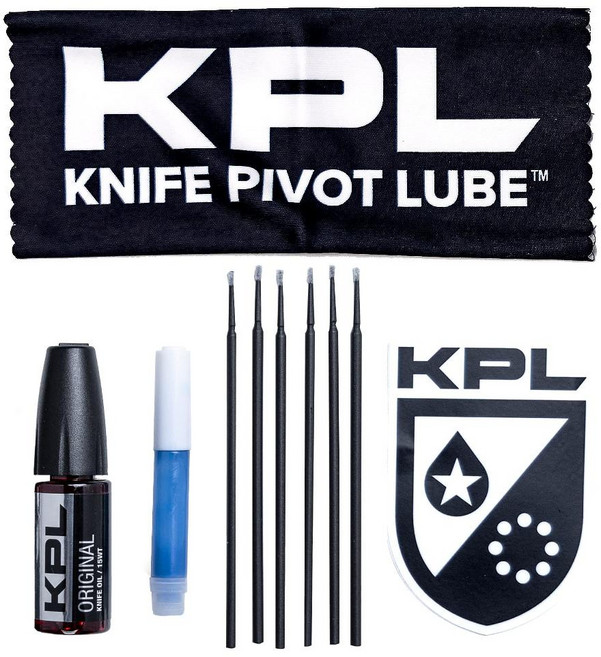 KNIFE PIVOT LUBE KPL 오리지널 나이프 관리 유지 보수 키트 번들, 1 Knife Care & Maintenance Kit, 1개