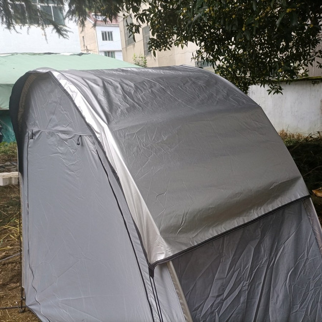 야외 자전거텐트 짐 오토바이 비박 다용도 천막 보관 간이창고 주차 쉘터 휴대용 초경량, 다용도 레인커버, 1