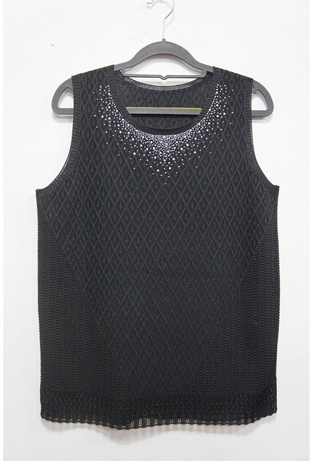 형제상회 할머니티 할머니옷 여름 니트 나시 국산 엄마옷 홀가먼트 0041SS07