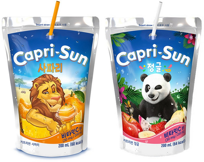 카프리썬 2종세트 사파리10 정글10, 1세트, 200ml