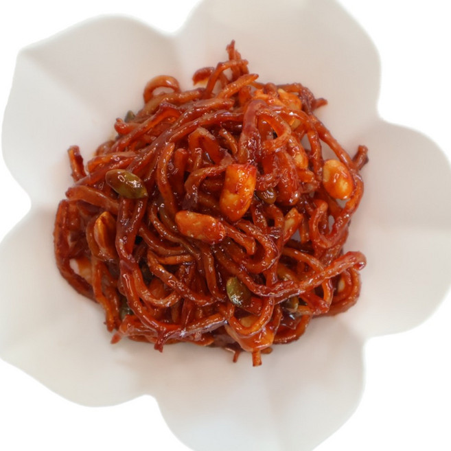 여우마을 수제반찬 맛있는 오징어땅콩진미채 볶음, 2개, 1kg